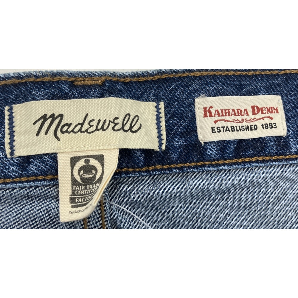 Madewell x Kaihara Denim Low Slung Baggy Jeans W 33P NWT NS821 Wide Leg - Picture 4 of 9